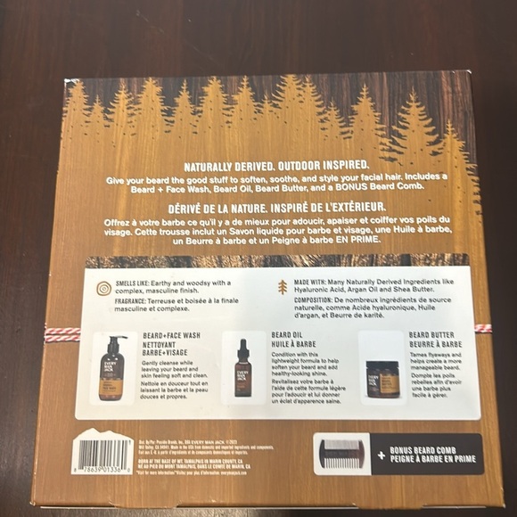 Every Man Jack Beard Kit, Sandalwood, New in Sealed Box - Picture 6 of 7